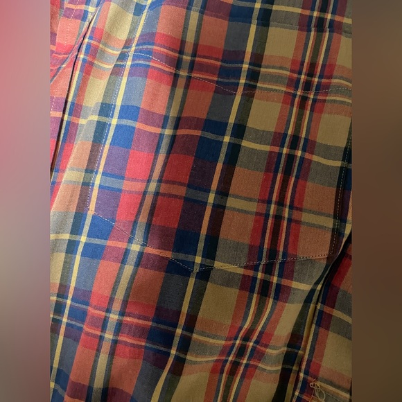 Vintage Arrow  Shirt Button Down Mens Large Plaid Soft Acrylic - Picture 4 of 4